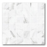 VeinLux White Unpolished Porcelain Mosaic Tile VeinLux White Unpolished Porcelain Mosaic Tile - American Tile Depot