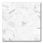 VeinLux White Unpolished Porcelain Mosaic Tile VeinLux White Unpolished Porcelain Mosaic Tile - American Tile Depot
