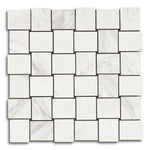Veina Calacatta Levigato Basketweave Porcelain Mosaic Tile Veina Calacatta Levigato Basketweave Porcelain Mosaic Tile - American Tile Depot