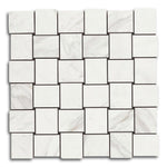 Veina Calacatta Matte Basketweave Porcelain Mosaic Tile Veina Calacatta Matte Basketweave Porcelain Mosaic Tile - American Tile Depot