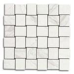 Veina Calacatta Matte Basketweave Porcelain Mosaic Tile Veina Calacatta Matte Basketweave Porcelain Mosaic Tile - American Tile Depot