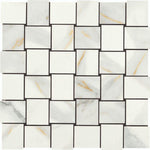 Veina Macchiavecchia Matte Basketweave Porcelain Mosaic Tile Veina Macchiavecchia Matte Basketweave Porcelain Mosaic Tile - American Tile Depot