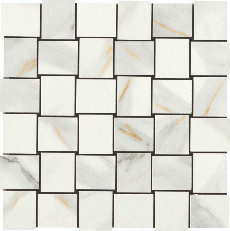 Veina Macchiavecchia Matte Basketweave Porcelain Mosaic Tile Veina Macchiavecchia Matte Basketweave Porcelain Mosaic Tile - American Tile Depot