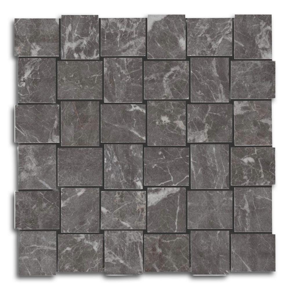 Veina St. Laurent Polished Basketweave Porcelain Mosaic Tile Veina St. Laurent Polished Basketweave Porcelain Mosaic Tile - American Tile Depot