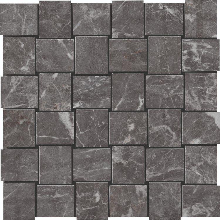 Veina St. Laurent Polished Basketweave Porcelain Mosaic Tile Veina St. Laurent Polished Basketweave Porcelain Mosaic Tile - American Tile Depot