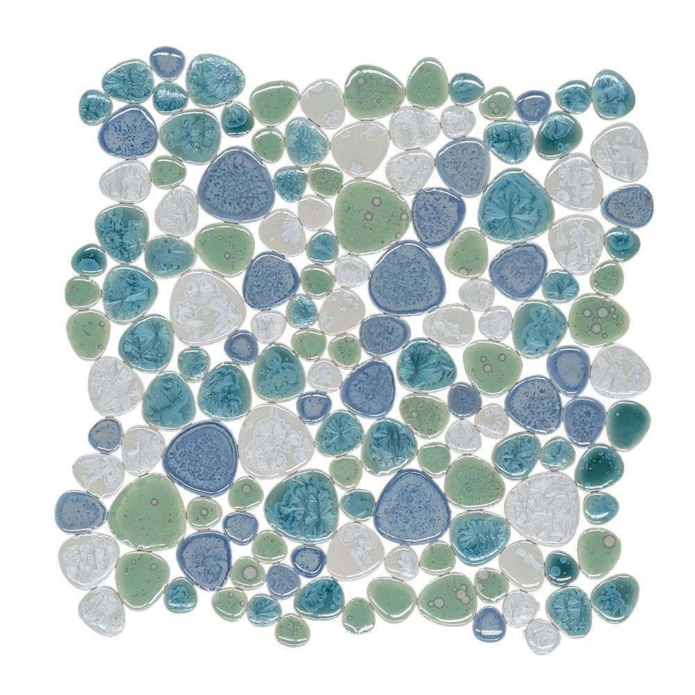 Venus Glass Sea Pebble Glass Mosaic Tile