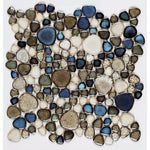 Venus Night Atlas Pebble Porcelain Mosaic Tile Venus Night Atlas Pebble Porcelain Mosaic Tile - American Tile Depot