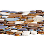 Venus Night Mango Pebble Porcelain Mosaic Tile Venus Night Mango Pebble Porcelain Mosaic Tile - American Tile Depot