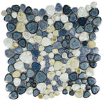 Venus Night Ocean Pebble Porcelain Mosaic Tile Venus Night Ocean Pebble Porcelain Mosaic Tile - American Tile Depot