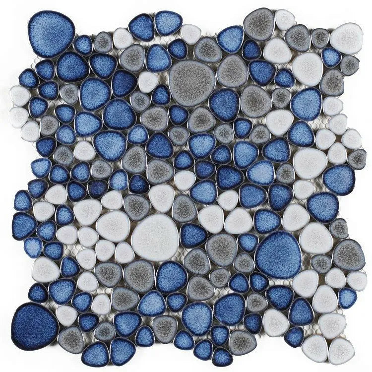 Venus Night Sky Pebble Porcelain Mosaic Tile Venus Night Sky Pebble Porcelain Mosaic Tile - American Tile Depot