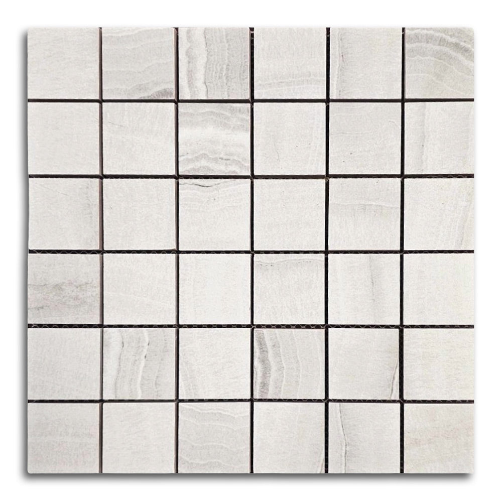 Viper Silver Naturale Square Porcelain Mosaic Tile