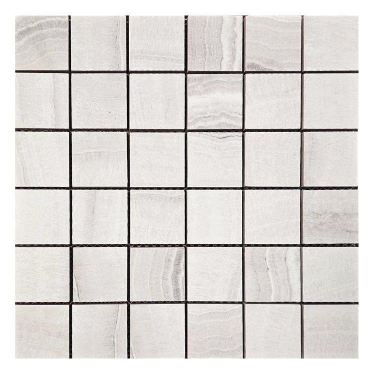 Viper Silver Naturale Square Porcelain Mosaic Tile Viper Silver Naturale Square Porcelain Mosaic Tile - American Tile Depot