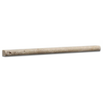 Walnut Travertine Honed 1/2x12 Pencil Liner - American Tile Depot