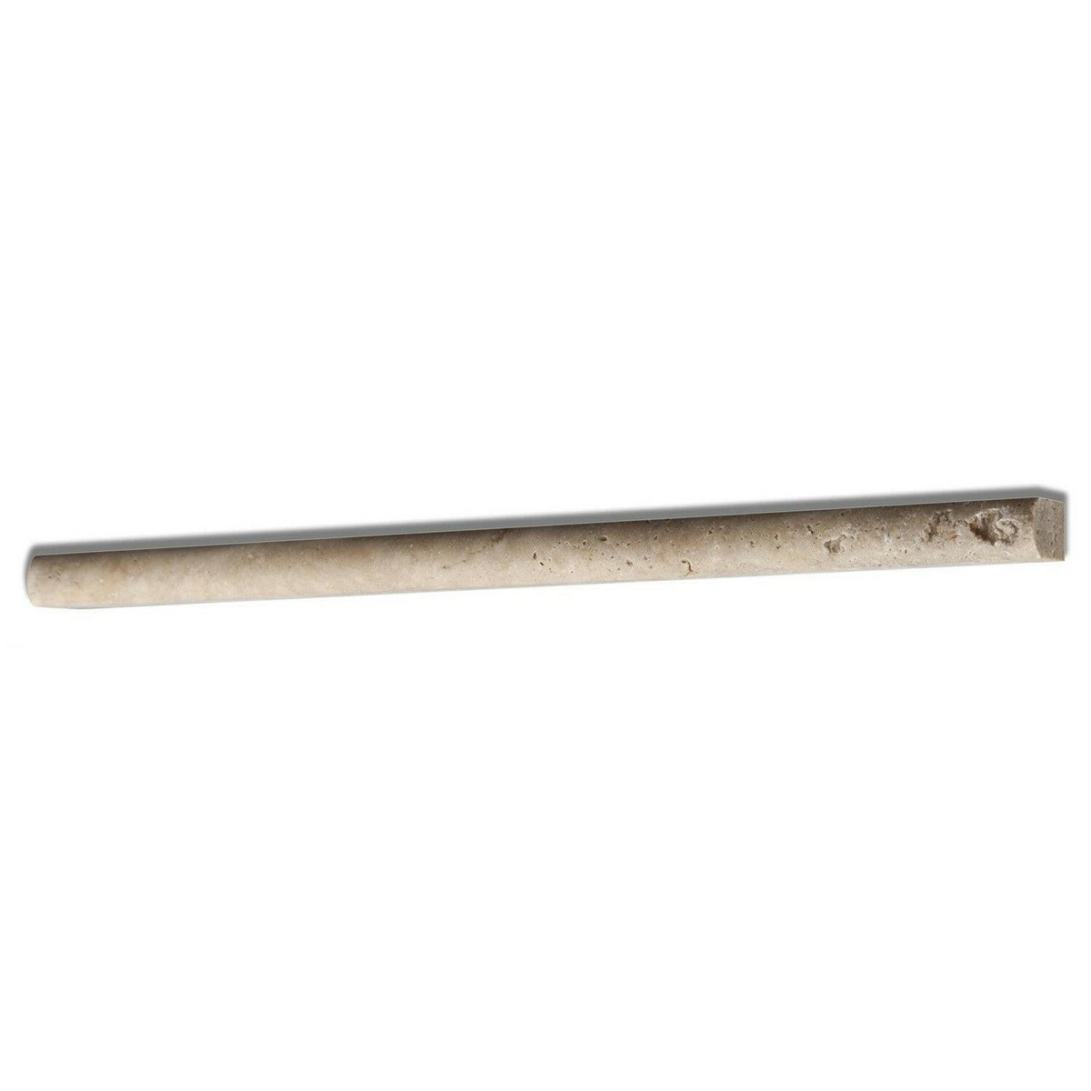 Walnut Travertine Honed 1/2x12 Pencil Liner - American Tile Depot