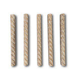 Walnut Travertine Polished 1x12 Rope Liner Walnut Travertine Polished 1x12 Rope Liner - American Tile Depot