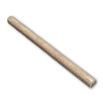 Walnut Travertine Polished 3/4x12 Bullnose Liner Walnut Travertine Polished 3/4x12 Bullnose Liner - American Tile Depot