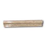 Walnut Travertine Polished OG-1 Chair Rail Molding Trim Walnut Travertine Polished OG-1 Chair Rail Molding Trim - American Tile Depot
