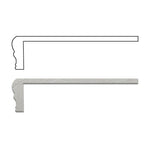 White Pearl / Botticino Marble Hand-Made Custom Shower Corner Shelf - Honed White Pearl / Botticino Marble Hand-Made Custom Shower Corner Shelf - Honed - American Tile Depot
