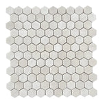 White Pearl / Botticino Marble Polished 1" Mini Hexagon Mosaic Tile White Pearl / Botticino Marble Polished 1" Mini Hexagon Mosaic Tile - American Tile Depot