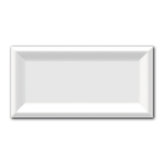 3x6 Strata White Ice Matte Solid Color Reverse Beveled Ceramic Wall Tile 3x6 Strata White Ice Matte Solid Color Reverse Beveled Ceramic Wall Tile - American Tile Depot