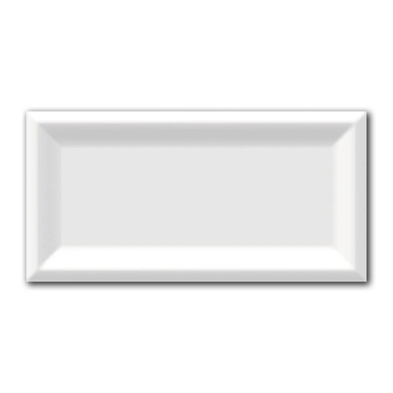 3x6 Strata White Ice Matte Solid Color Reverse Beveled Ceramic Wall Tile 3x6 Strata White Ice Matte Solid Color Reverse Beveled Ceramic Wall Tile - American Tile Depot