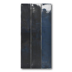 2x16 Marrakech Deep Blue Glossy Ceramic Wall Tile - American Tile Depot