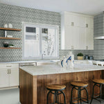 Array Gray & White Porcelain Matte Penny Round Mosaic Tile-American Tile Depot