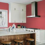 Array Red Porcelain Glossy Penny Round Mosaic Tile-American Tile Depot