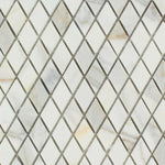Calacatta Gold Marble Polished 1" Diamond Mosaic Tile-American Tile Depot