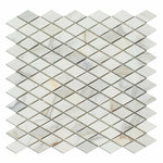 Calacatta Gold Marble Polished 1" Diamond Mosaic Tile-American Tile Depot