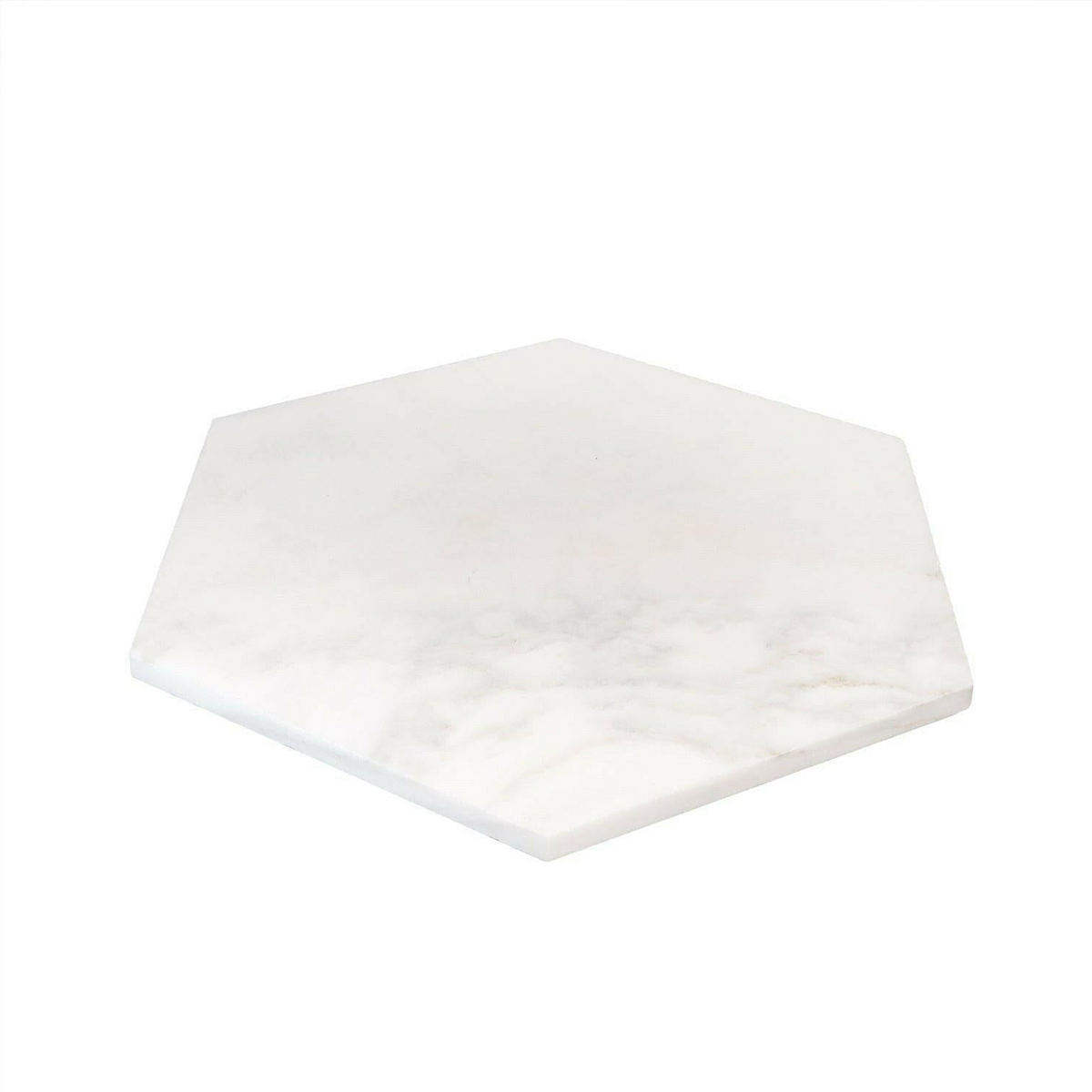 Calacatta Oliva Honed 10" Hexagon Marble Tile - American Tile Depot