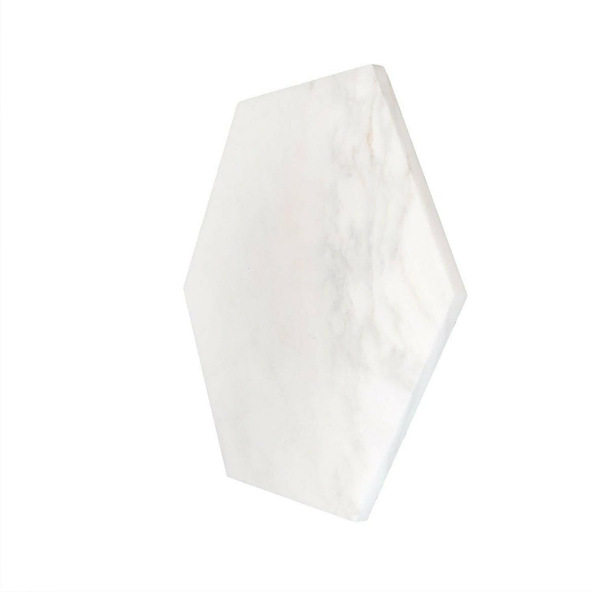 Calacatta Oliva Honed 10" Hexagon Marble Tile - American Tile Depot