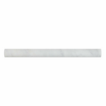 Carrara White Marble Honed Quarter - Round Trim Molding - American Tile Depot