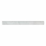 Carrara White Marble Honed Quarter - Round Trim Molding - American Tile Depot