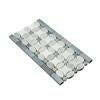 Carrara White Marble Polished Florida Flower Border w/Blue-Gray Dots-American Tile Depot