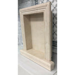 Crema Marfil Marble Hand-Made Custom Shampoo Niche / Shelf - LARGE - Honed-American Tile Depot