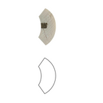 Crema Marfil Marble Polished Quarter - Round Trim Molding - American Tile Depot