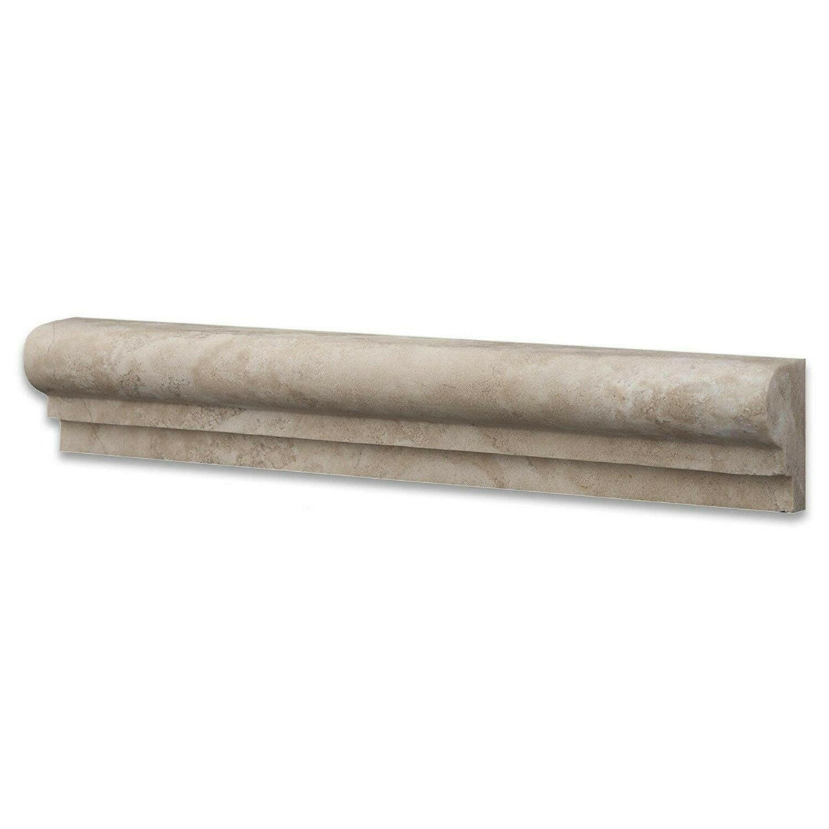 Durango Cream Travertine Honed OG-1 Chair Rail Molding Trim - American Tile Depot
