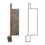 Emperador Light Marble Hand-Made Custom Shampoo Niche / Shelf - SMALL - Polished-American Tile Depot