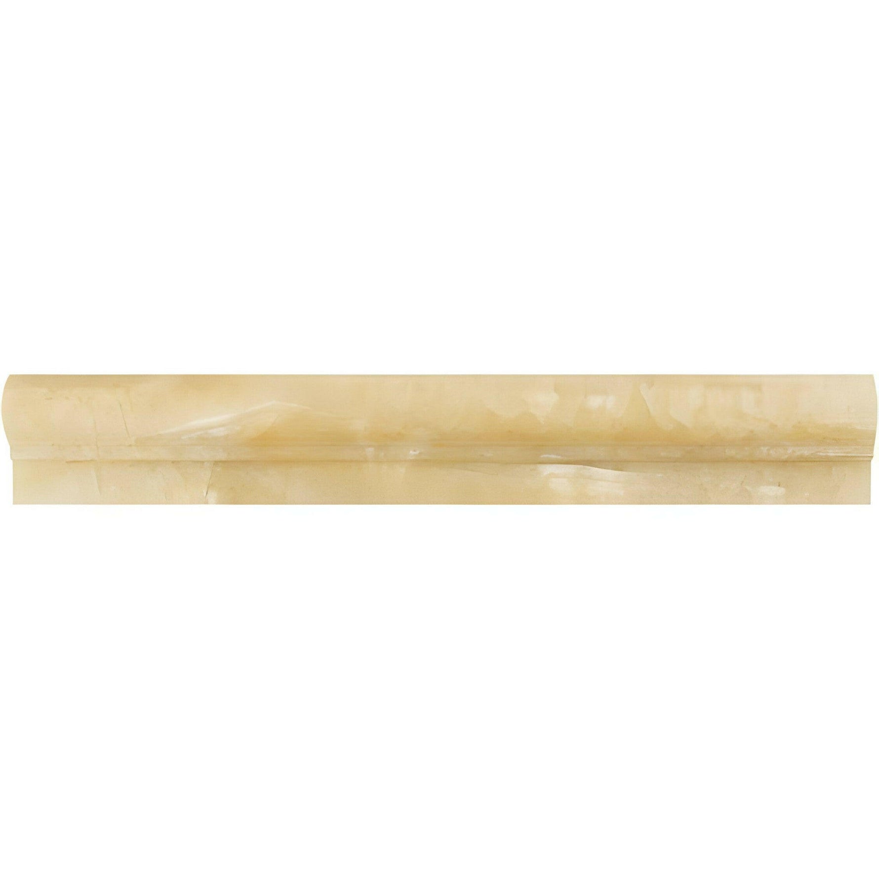 Honey Onyx Polished OG-1 Chair Rail Molding Trim-American Tile Depot