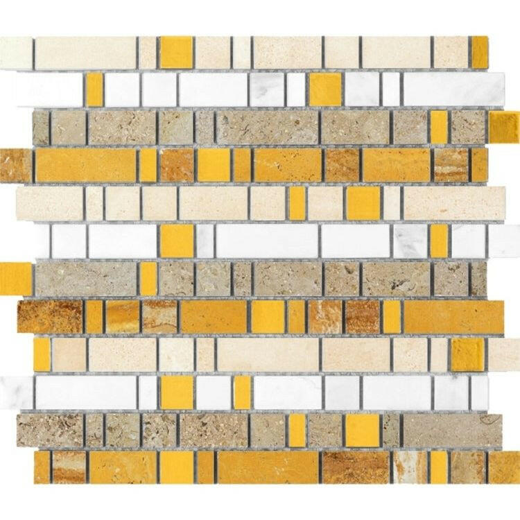 Horizon Dubai Linear Mosaic Tile Horizon Dubai Linear Mosaic Tile - American Tile Depot