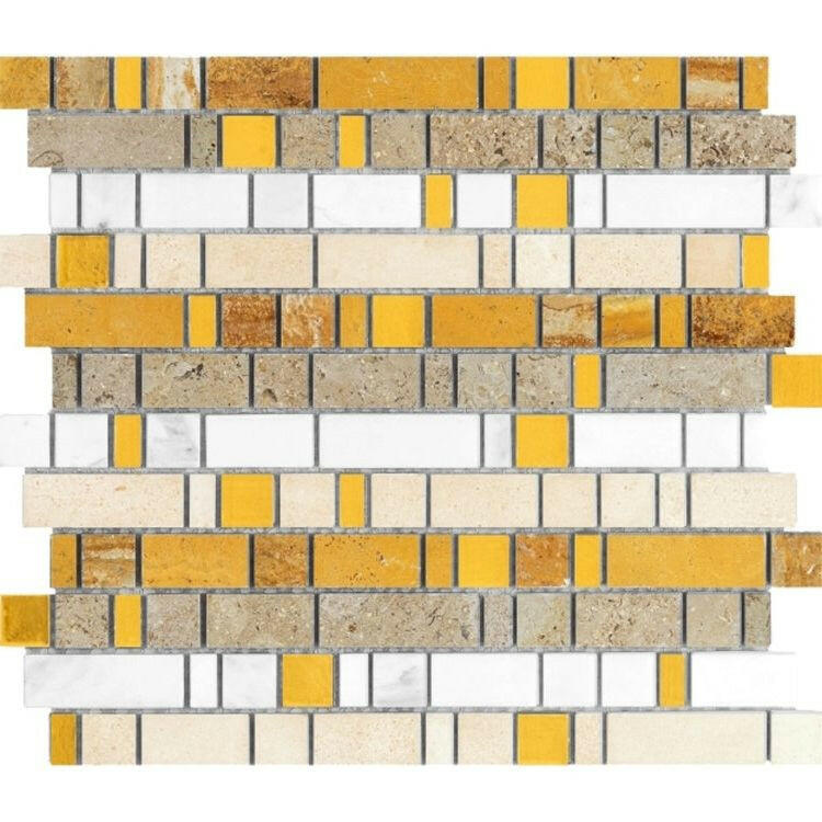 Horizon Dubai Linear Mosaic Tile Horizon Dubai Linear Mosaic Tile - American Tile Depot