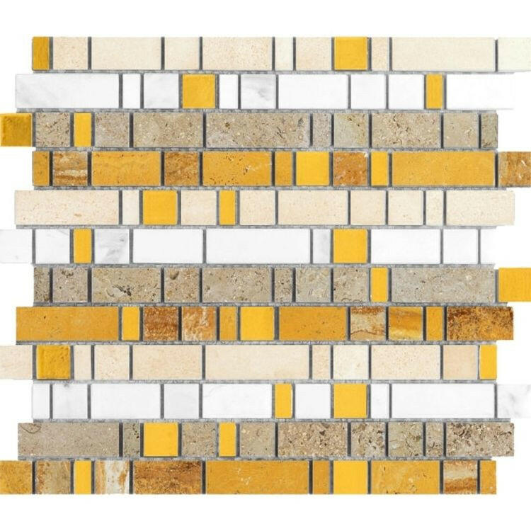 Horizon Dubai Linear Mosaic Tile Horizon Dubai Linear Mosaic Tile - American Tile Depot