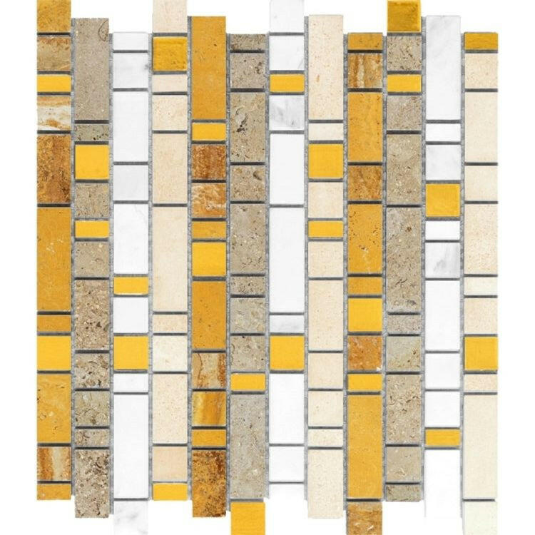 Horizon Dubai Linear Mosaic Tile Horizon Dubai Linear Mosaic Tile - American Tile Depot