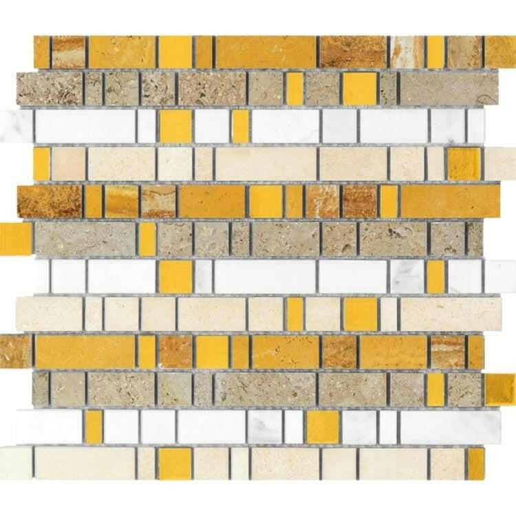 Horizon Dubai Linear Mosaic Tile Horizon Dubai Linear Mosaic Tile - American Tile Depot