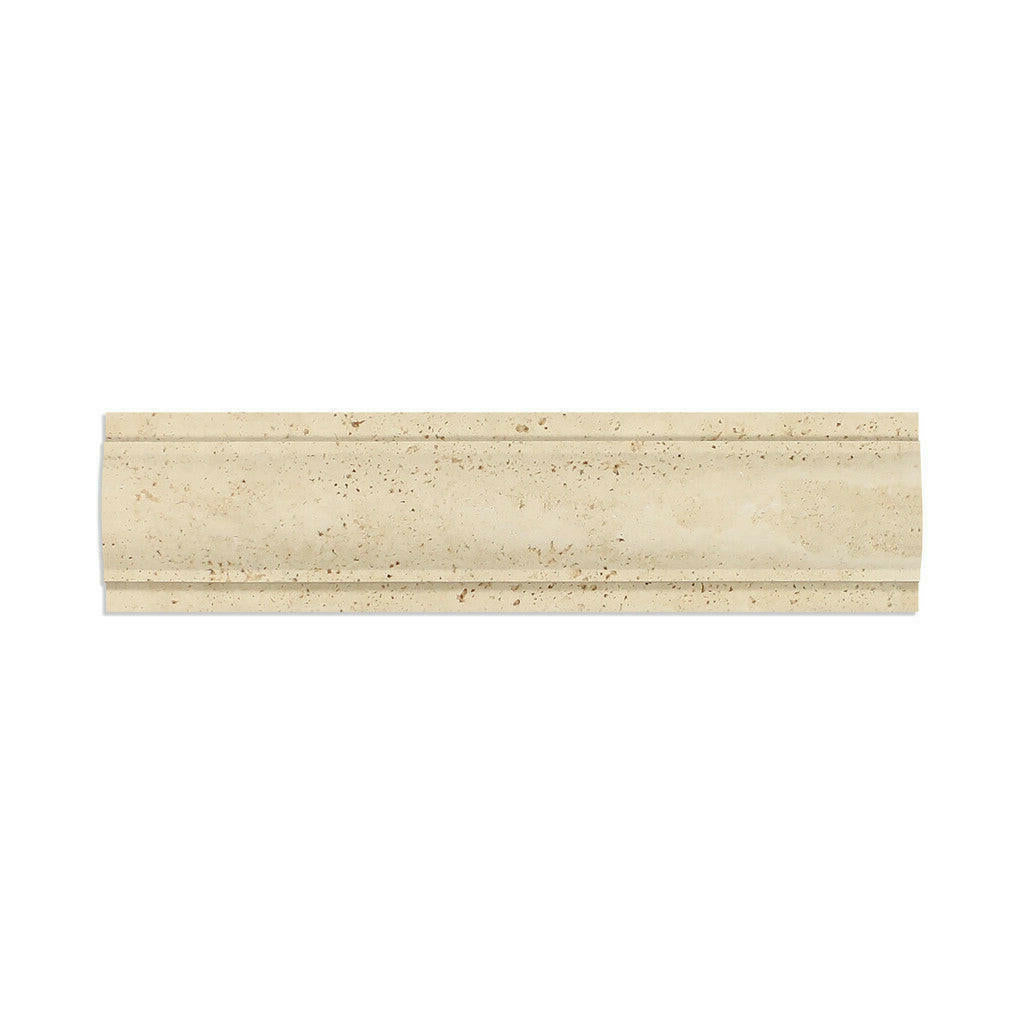 Ivory Travertine Honed Arch / Baldwin Trim Molding - American Tile Depot