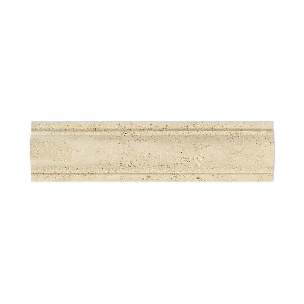 Ivory Travertine Honed Arch / Baldwin Trim Molding - American Tile Depot
