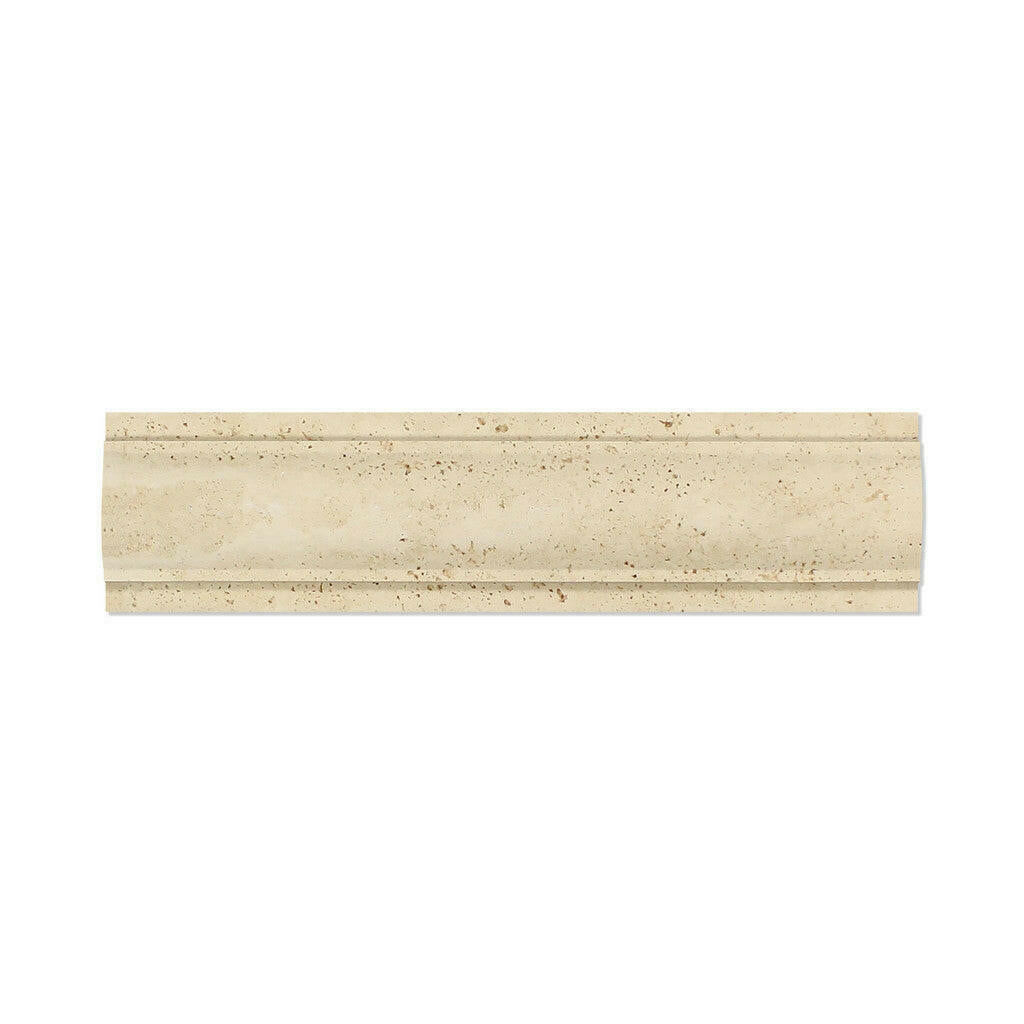 Ivory Travertine Honed Arch / Baldwin Trim Molding - American Tile Depot