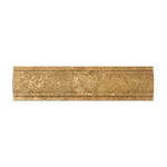 Noce Travertine Honed Arch / Baldwin Trim Molding - American Tile Depot