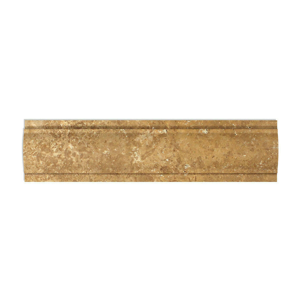 Noce Travertine Honed Arch / Baldwin Trim Molding - American Tile Depot